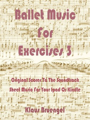 cover image of Ballet Music for Exercises 3